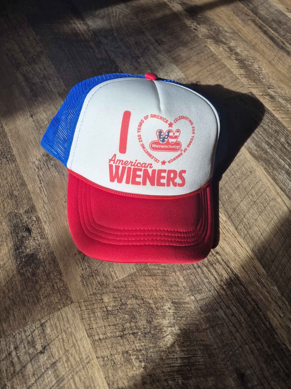 Collector Edition - I Love American Wieners Trucker Hat - Red, White & Blue